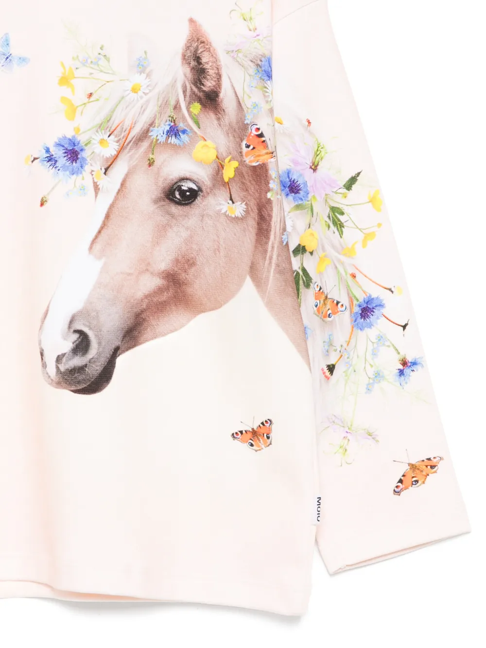 Molo Mountoo sweater met grafische paardenprint Roze