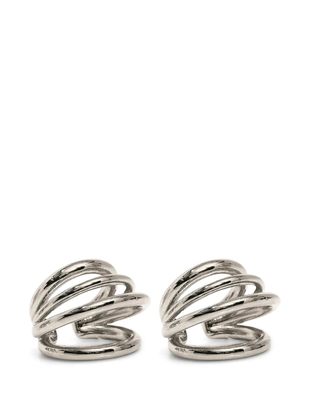 Panconesi small Serpent Hoops earrings - Argento