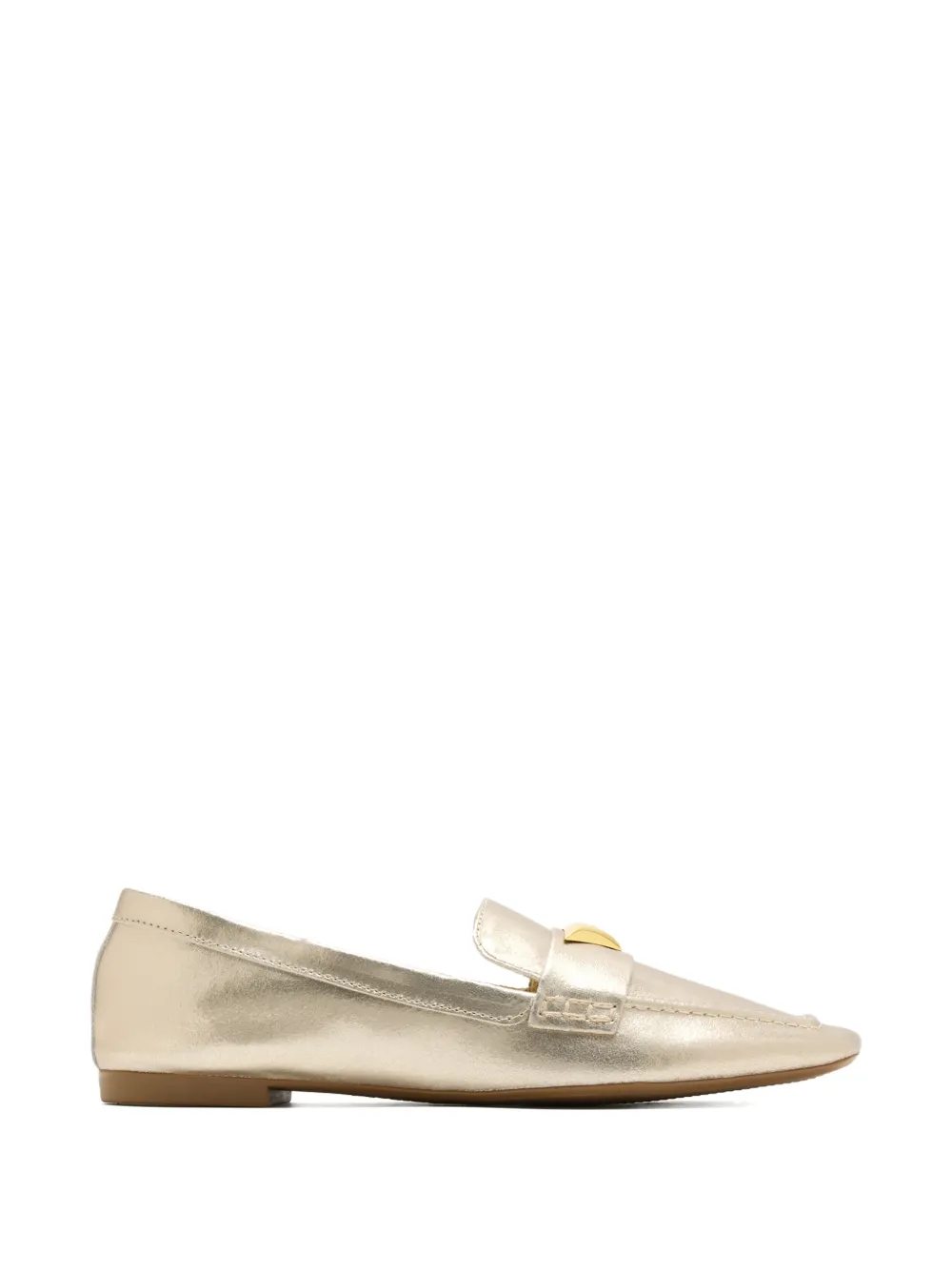 Schutz triangle-detail loafers - Oro