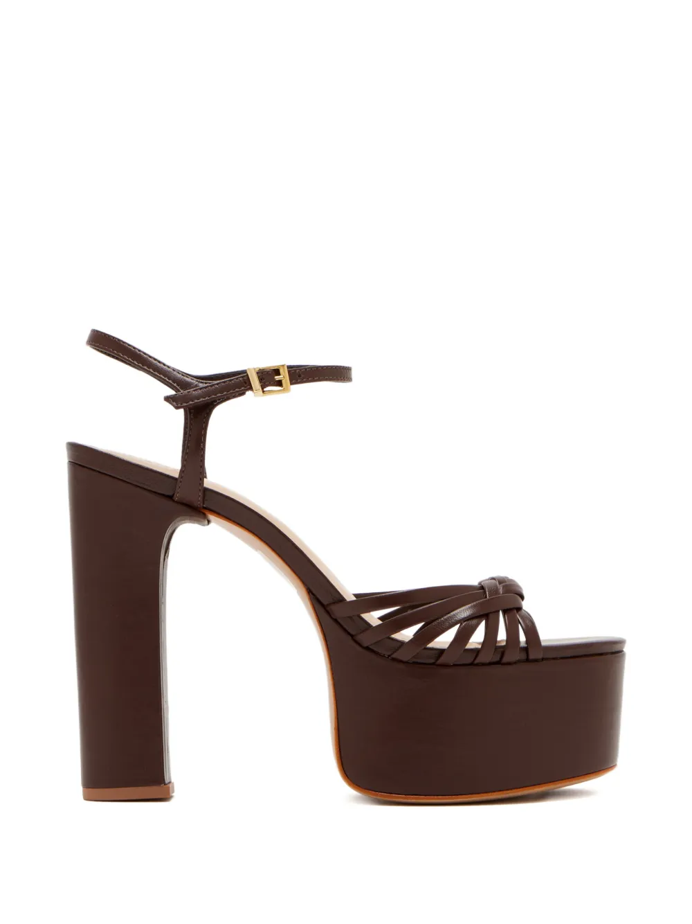 Schutz Tara platform sandals - Marrone