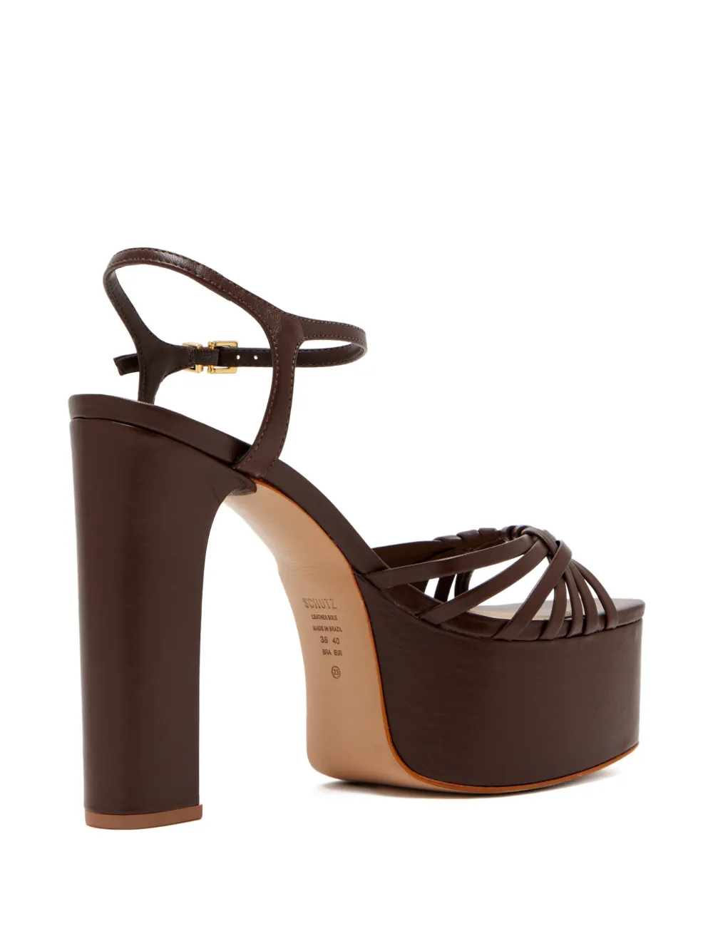 Schutz Tara platform sandals Bruin