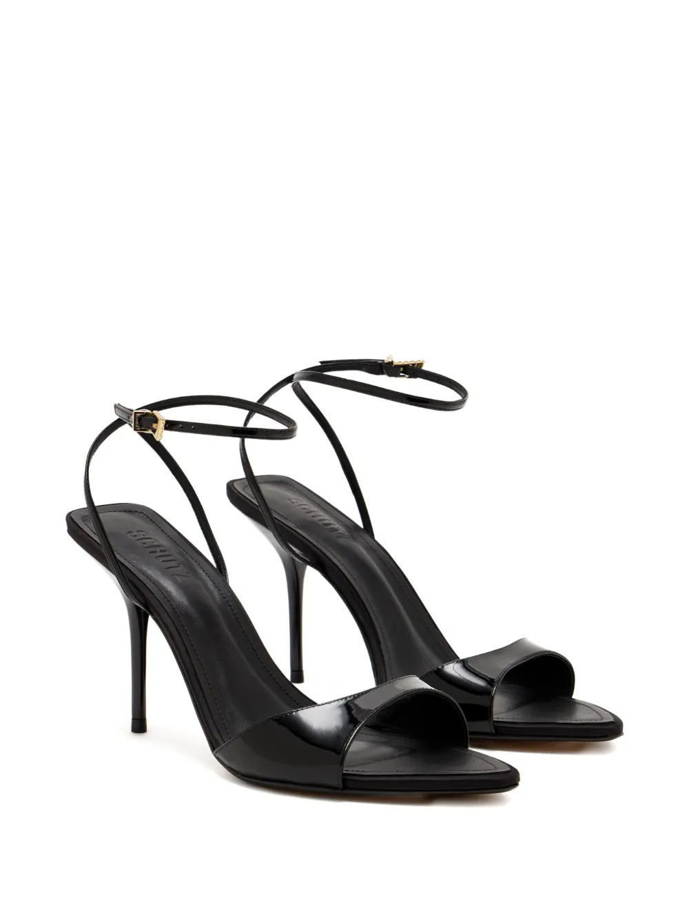 Schutz Elodie ankle-strap heeled sandals Zwart