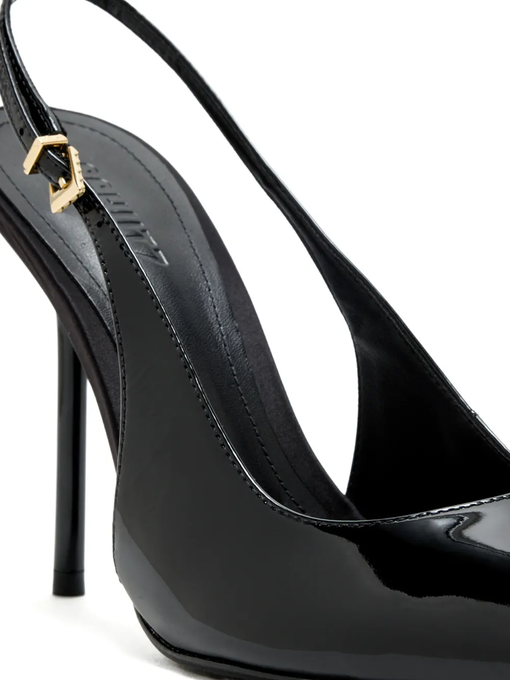 Schutz Leona slingback pointed pumps Zwart