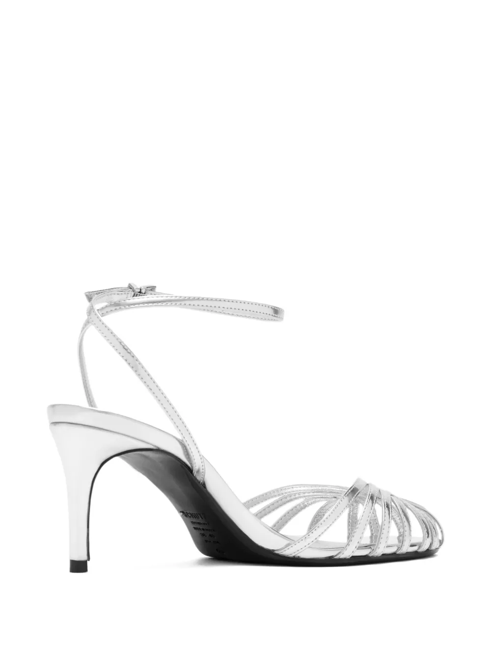 Schutz Liana strappy heeled sandals Zilver