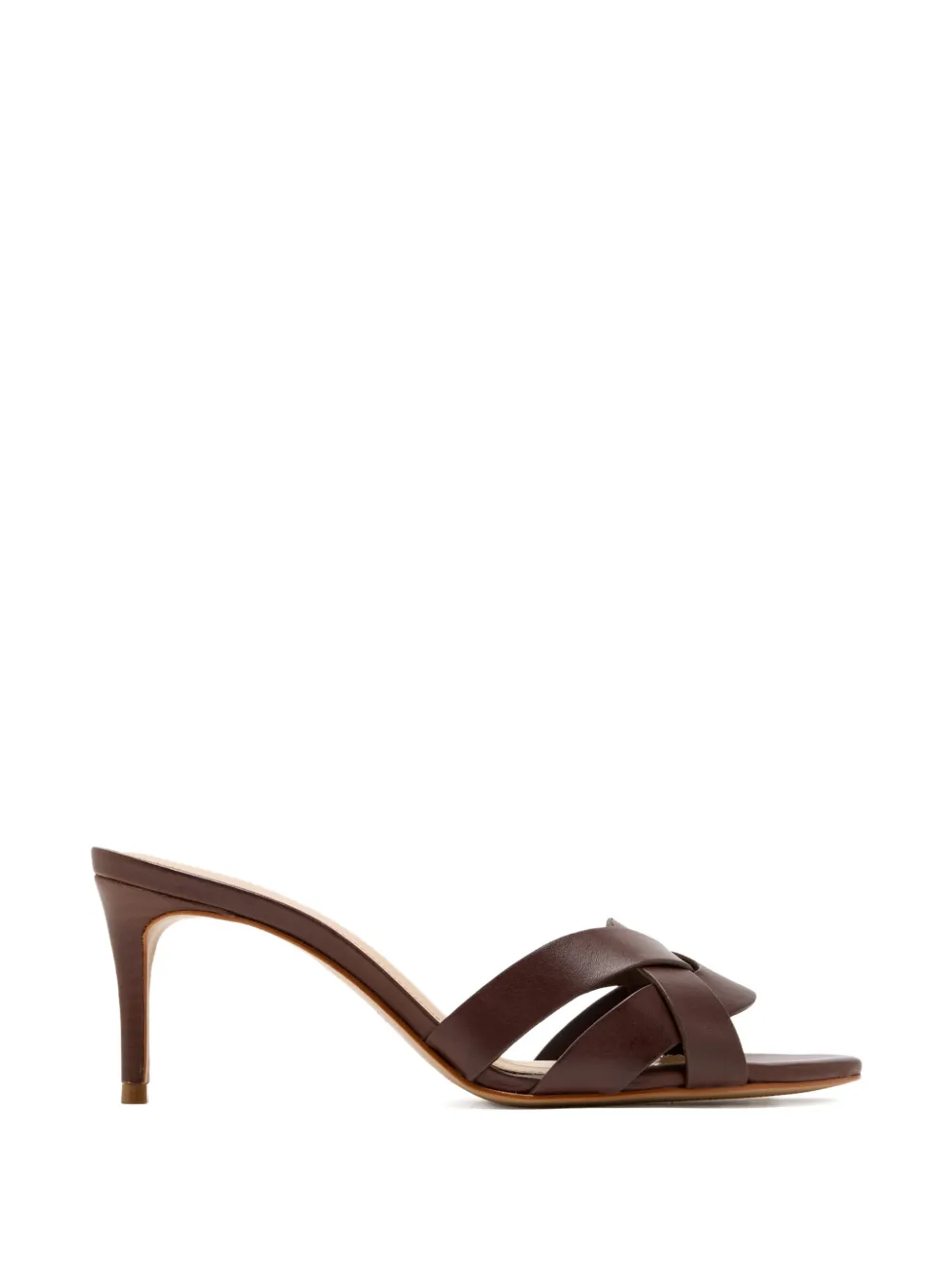 Schutz Renata woven heeled sandals - Marrone