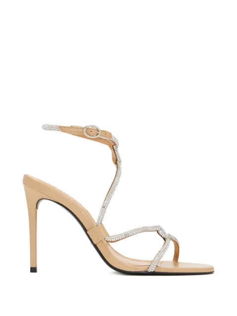 Schutz crystal-embellished strap sandals