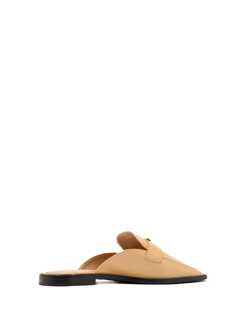 Schutz triangle-plaque loafers Beige