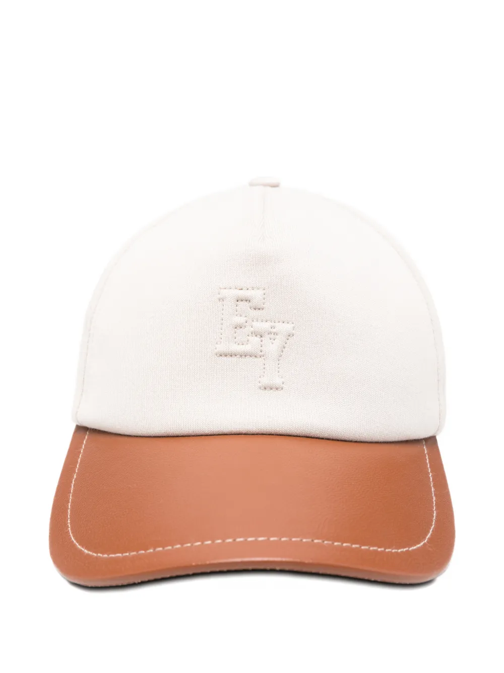  Eleventy Initials Two-tone Baseball Cap - Neutrals 