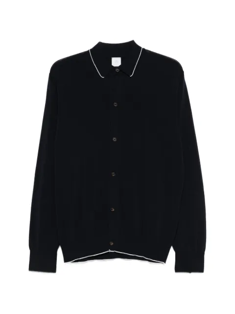 Eleventy contrasting-trim cardigan