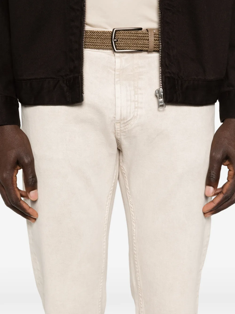 Eleventy Jeans met vijf zakken Beige