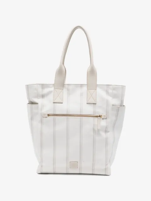 Eleventy sac cabas zippé à rayures