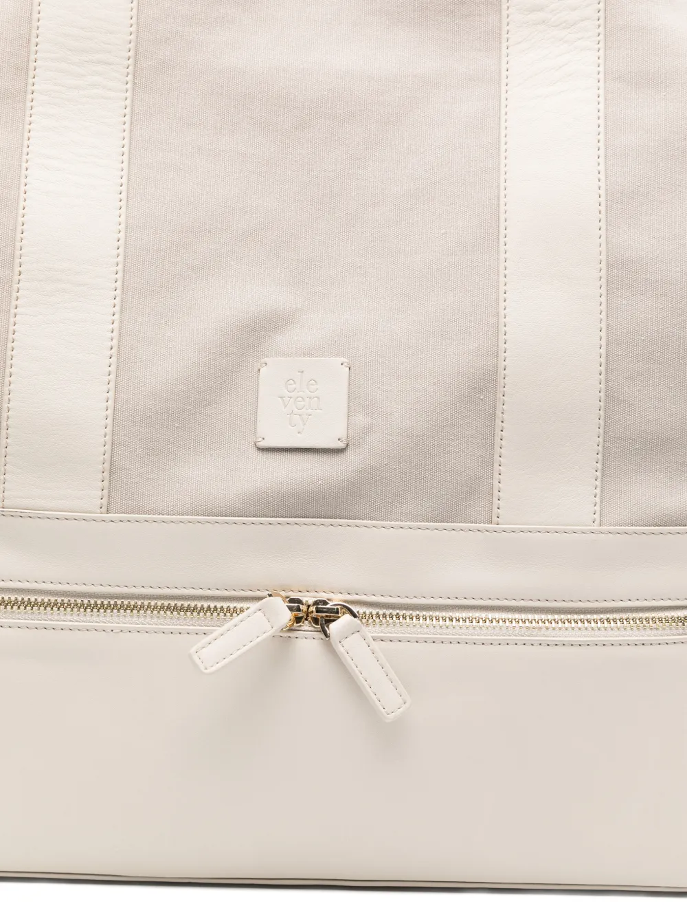 Eleventy Zip Tote Bag - Neutrals 
