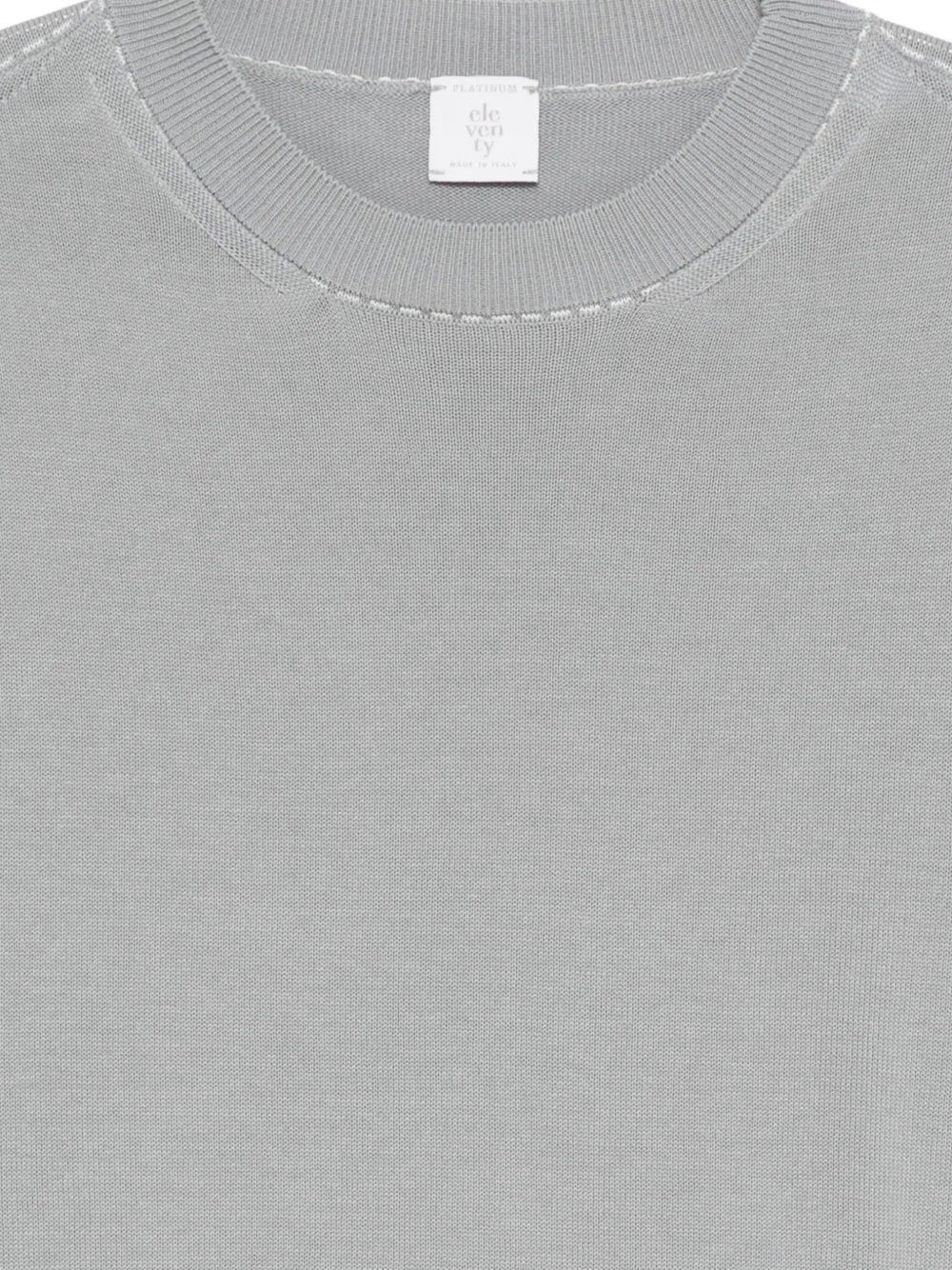 Eleventy T-shirt met ronde hals Blauw