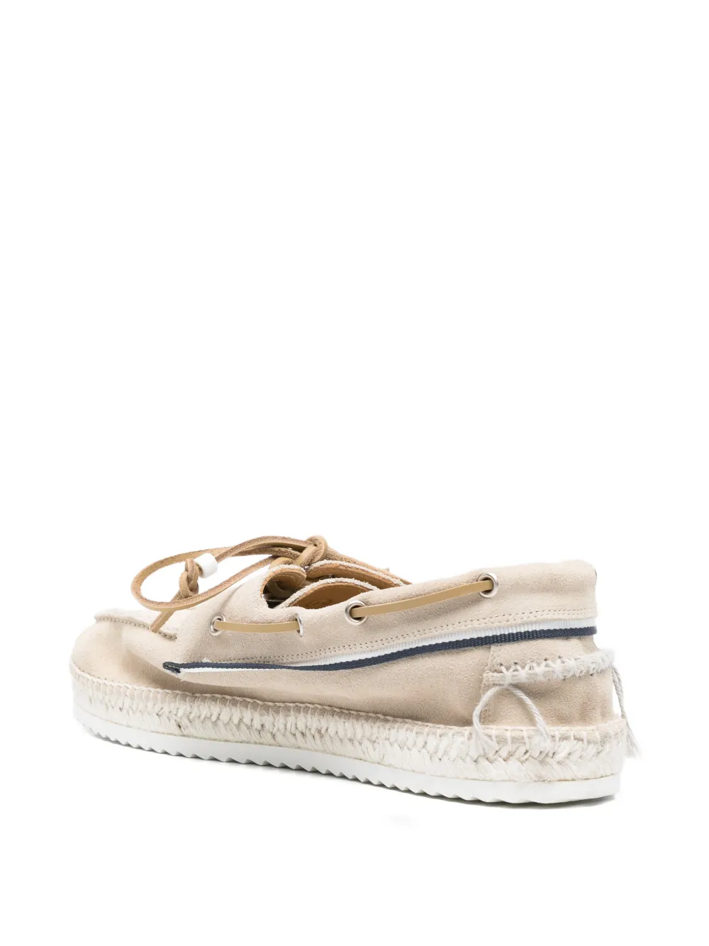 Eleventy Suède derby schoenen Beige