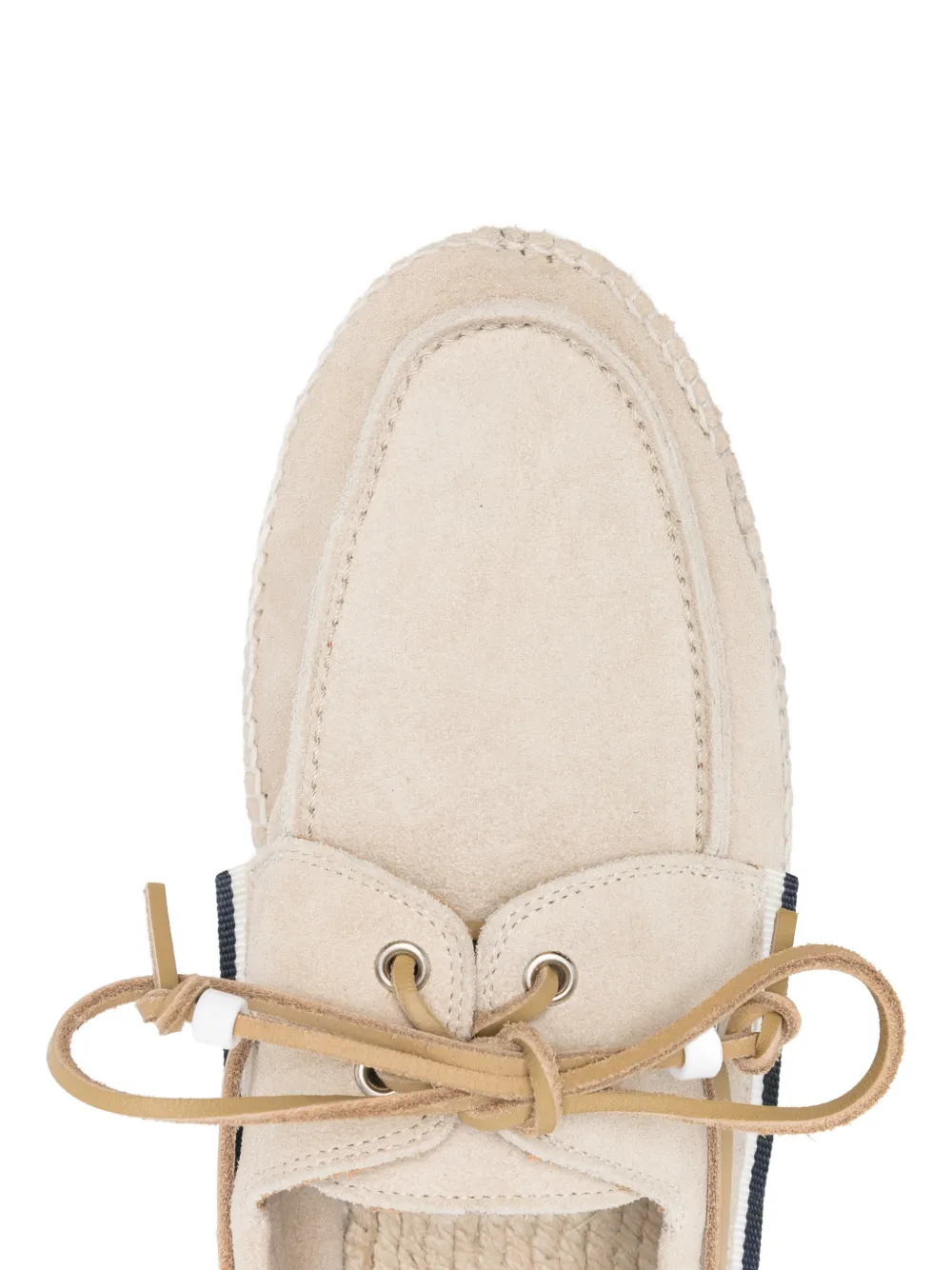 Eleventy Suède derby schoenen Beige