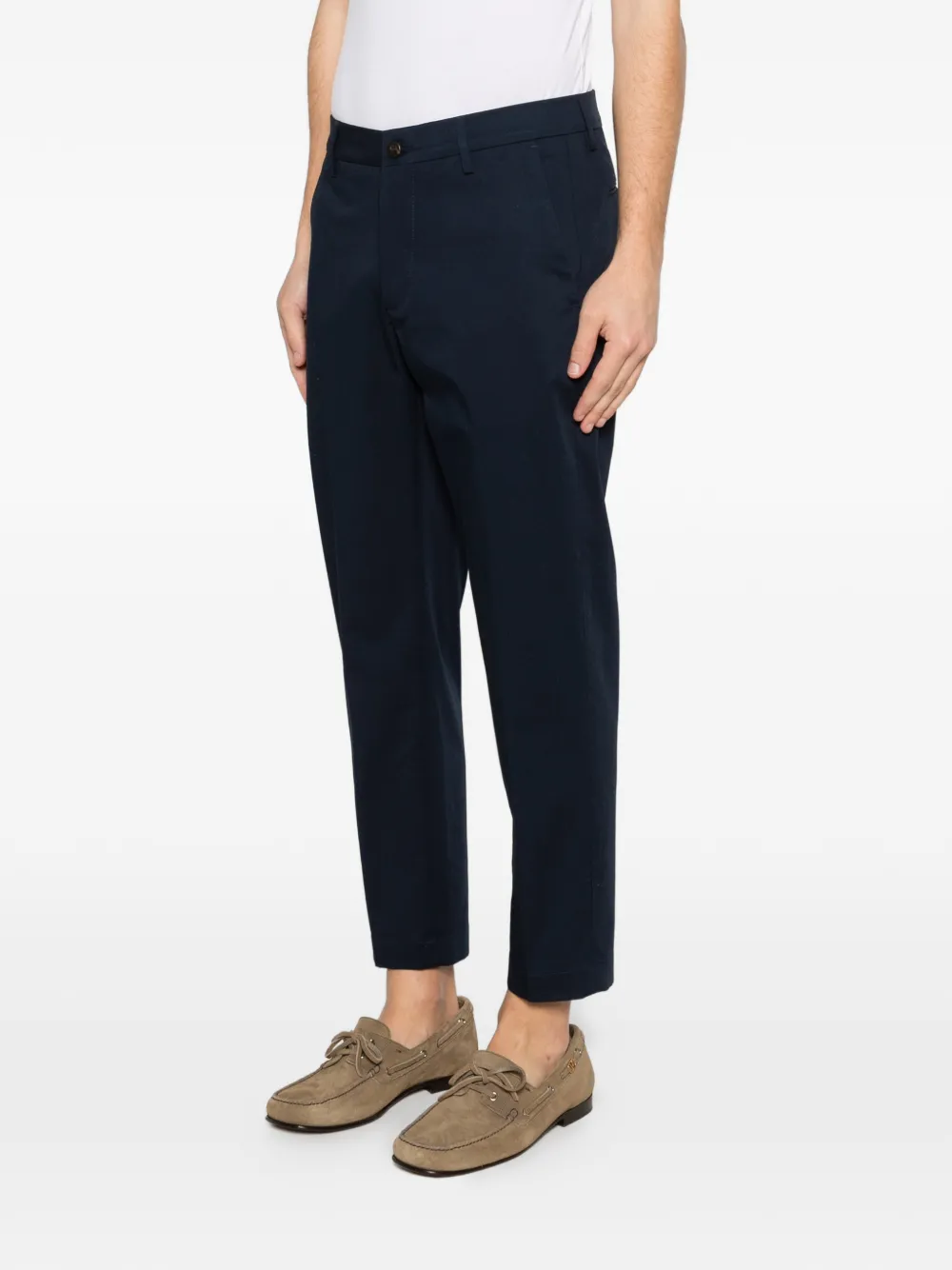  Eleventy Button-fastening Chinos Pants - Blue 