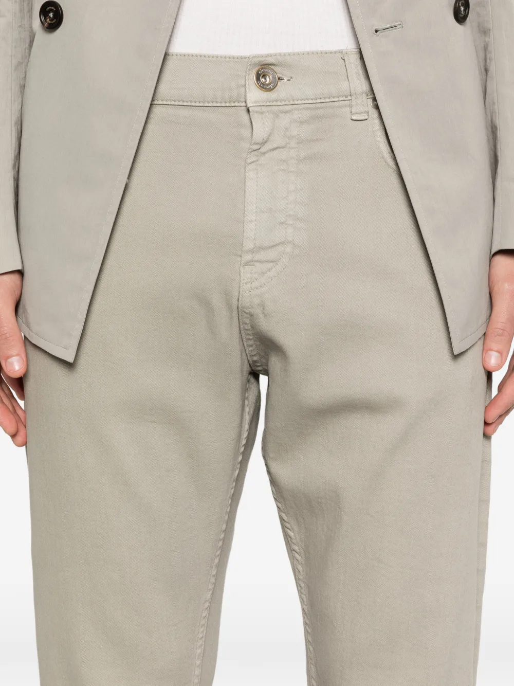 Eleventy Jeans met zak Beige