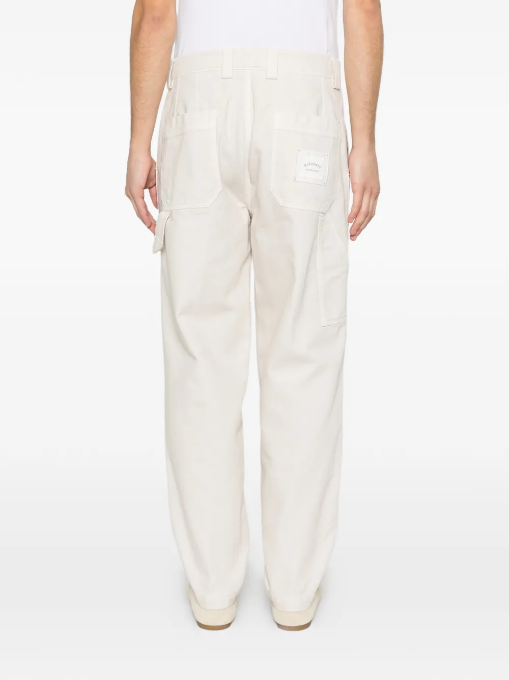 Eleventy Work broek met opgestikte zak Beige