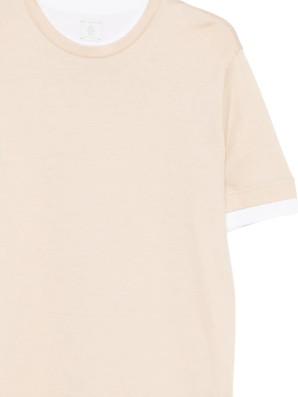 Eleventy Gelaagd T-shirt Beige
