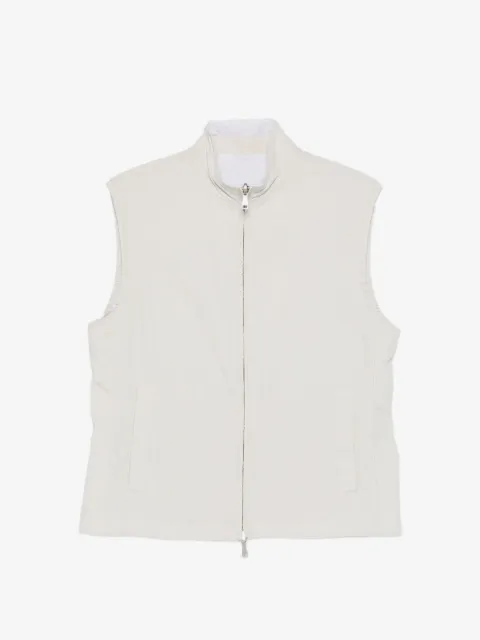 Eleventy zip quilted gilet
