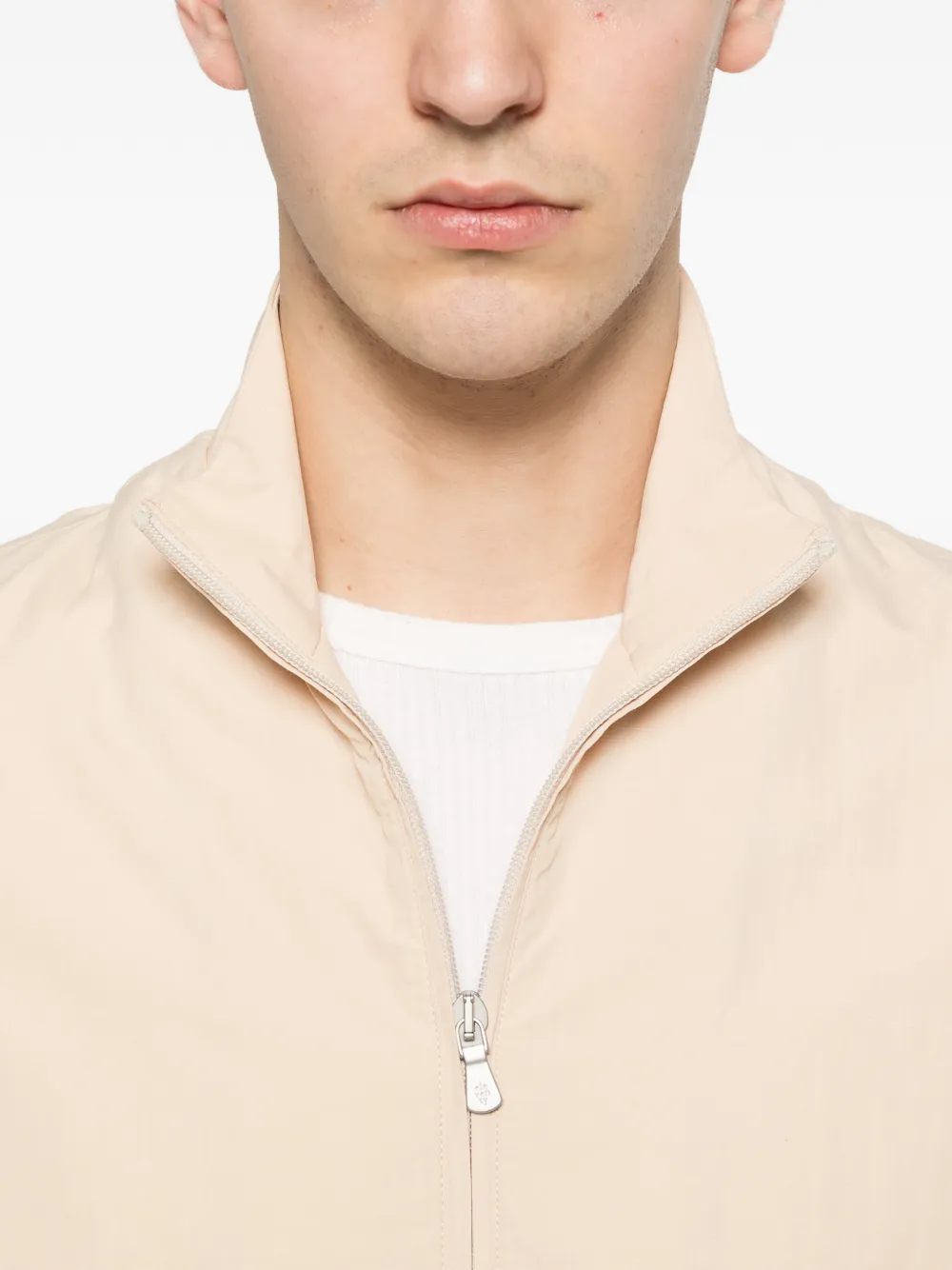 Eleventy Bodywarmer met rits Beige