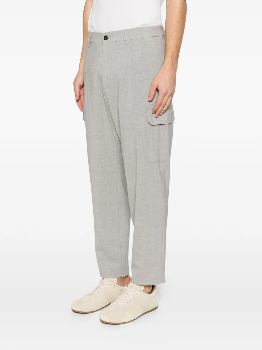  Eleventy Cargo Trousers - Grey 