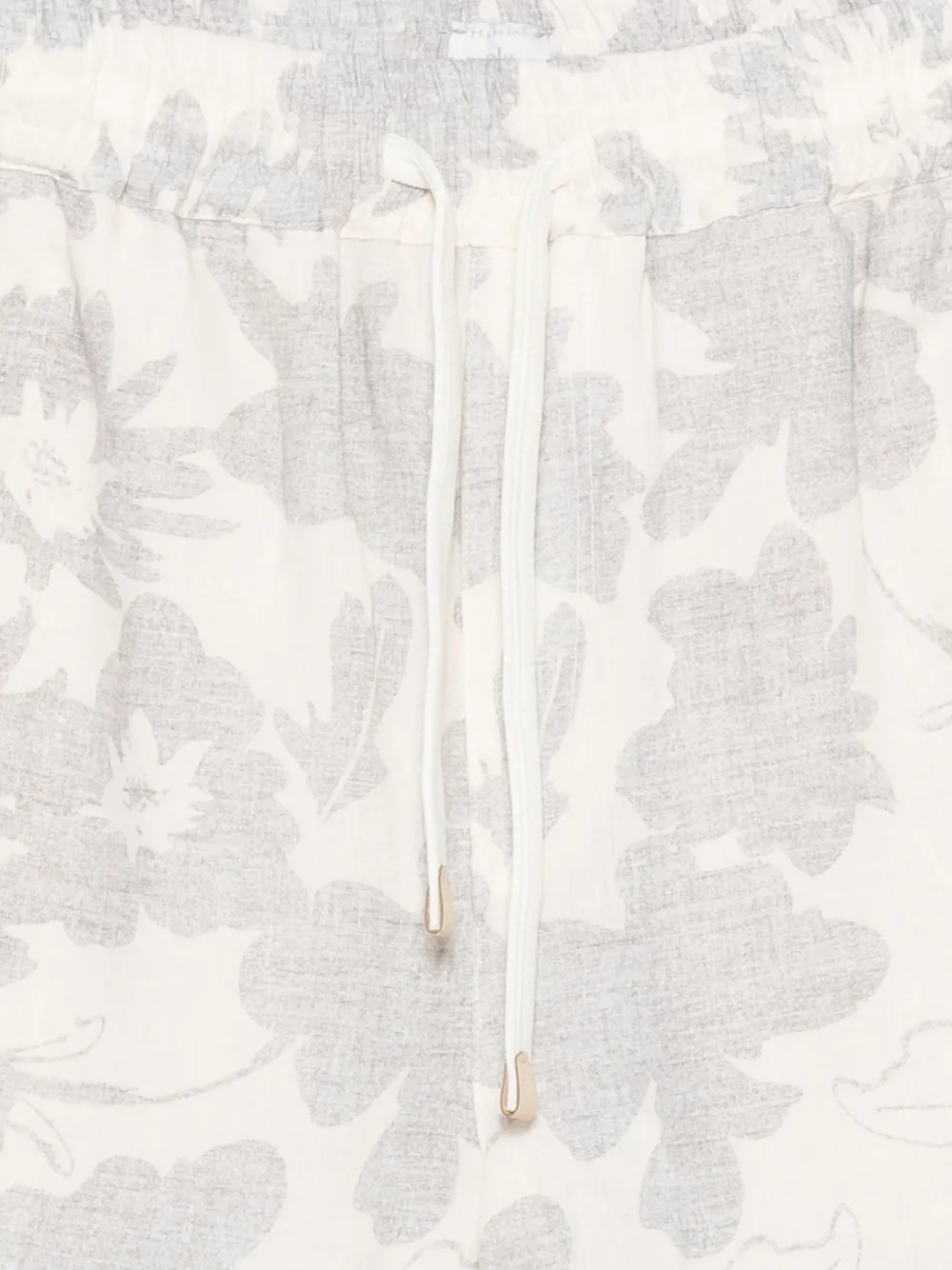 Eleventy Shorts met bloemenprint Beige
