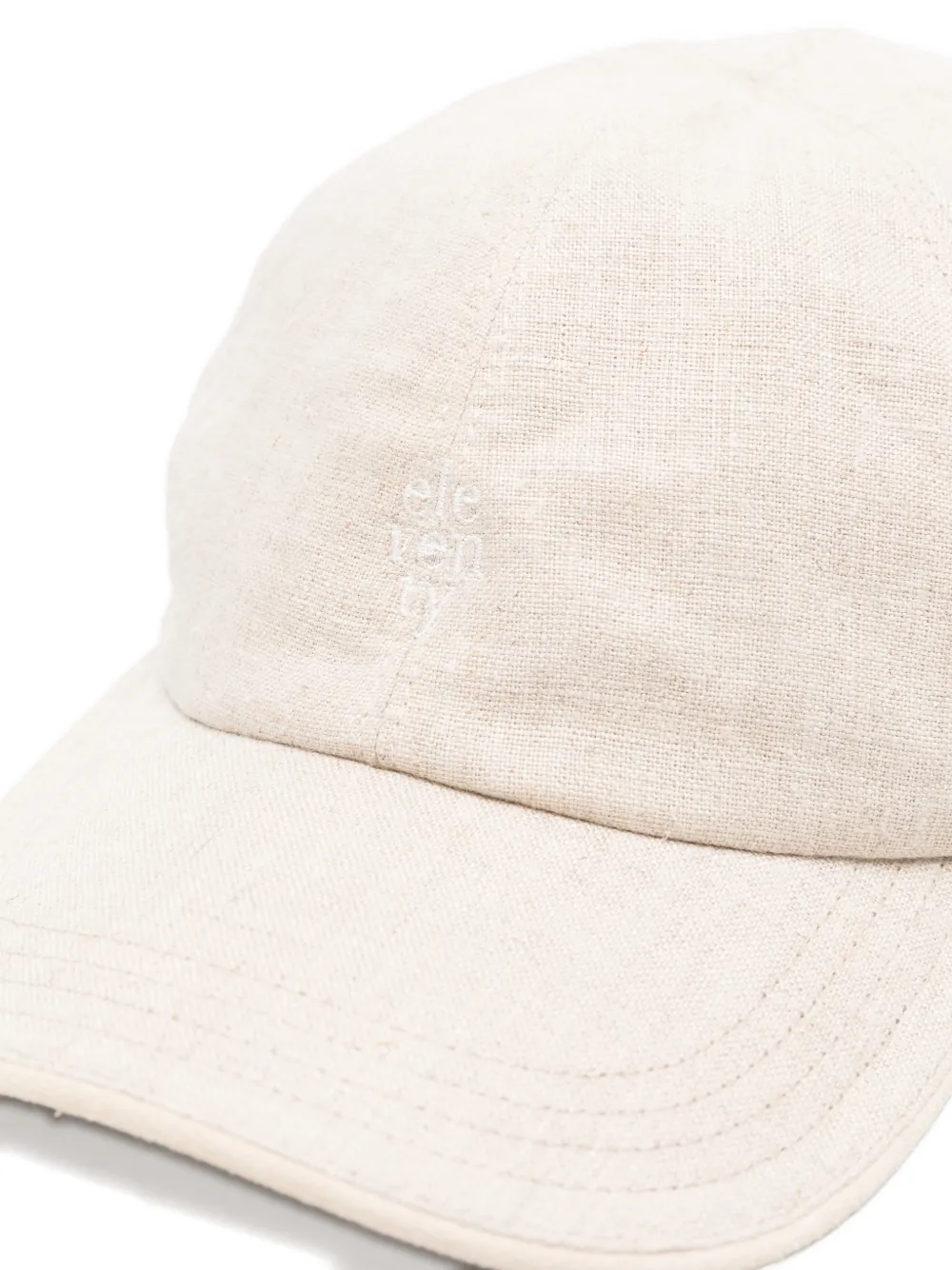  Eleventy Logo-embroidered Baseball Cap - Neutrals 
