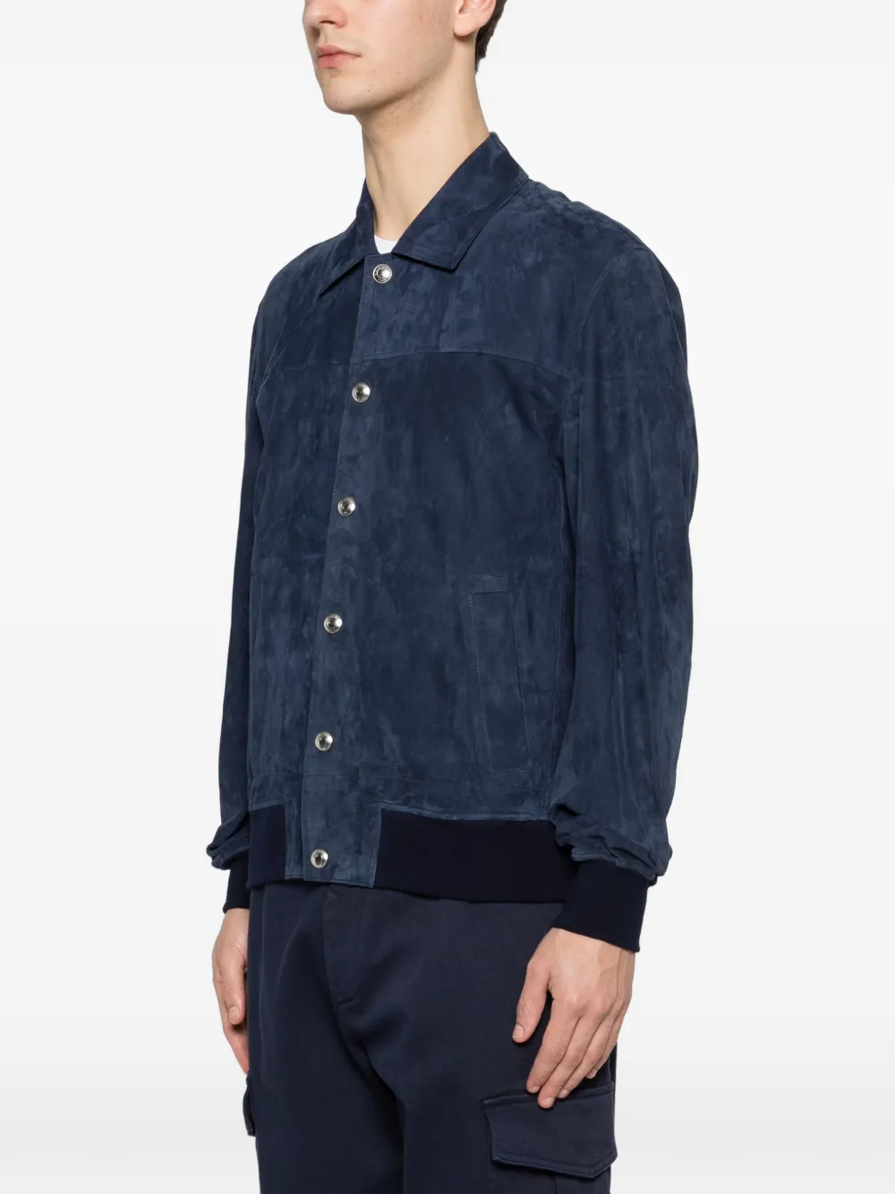 Eleventy Button-fastening Jacket - Blue 