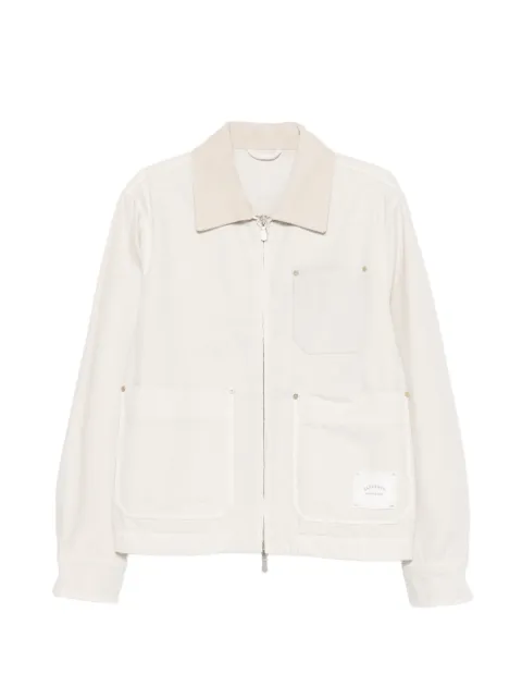 Eleventy collar pocket jacket
