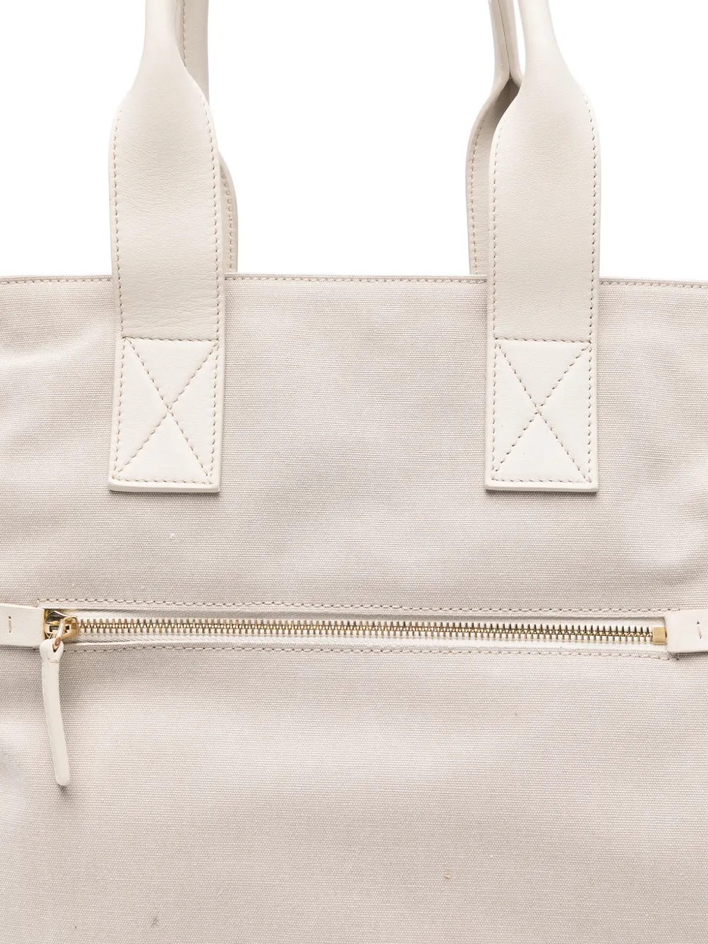 Eleventy Shopper met rits Beige