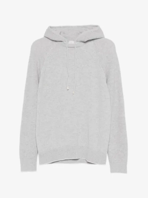 Eleventy hoodie côtelé