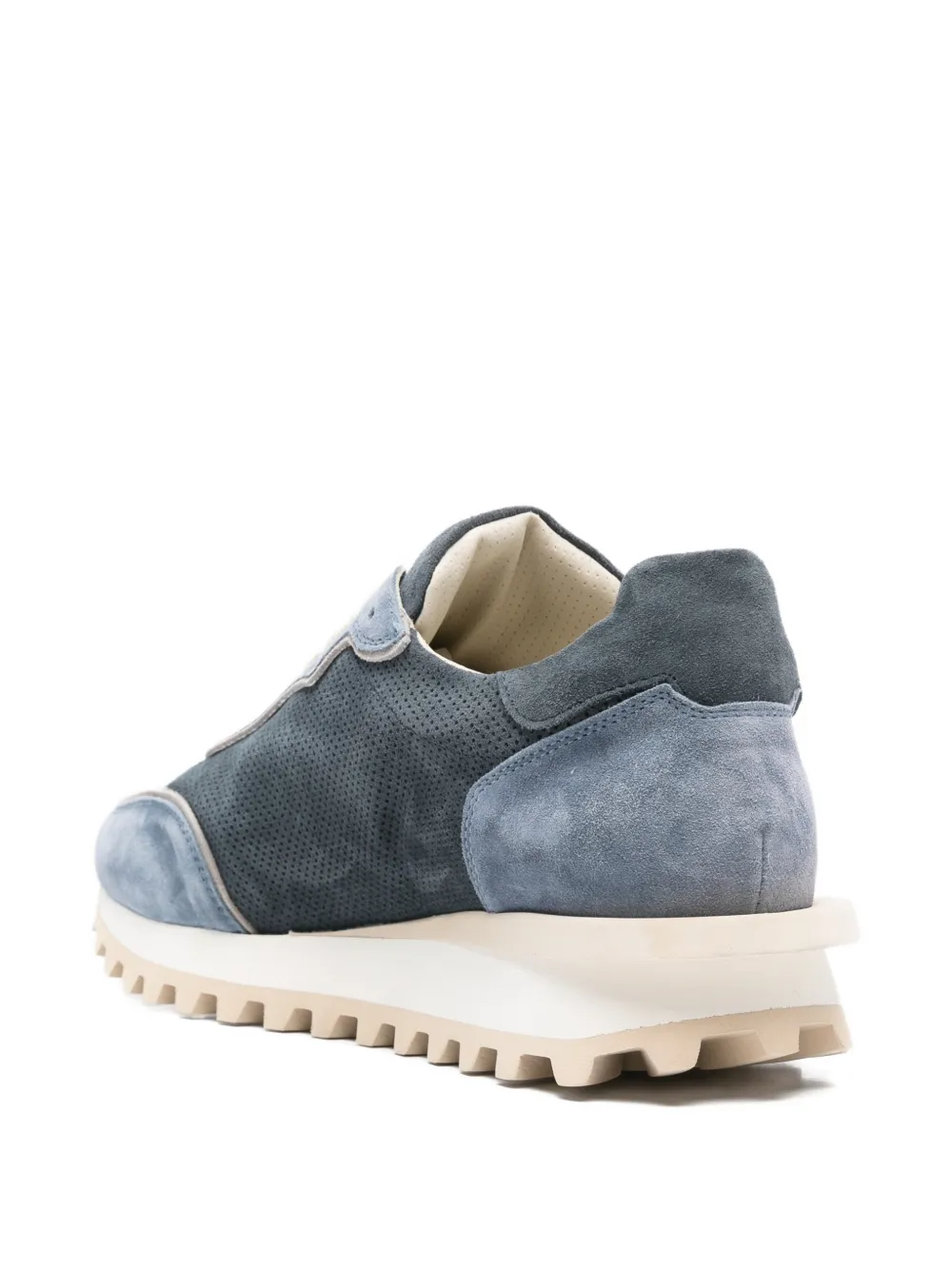 Eleventy Sneakers met geperforeerde vlakken Blauw
