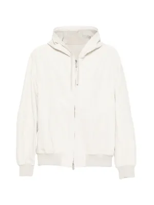 Brunello Cucinelli ジップアップ ジャケット | ホワイト | FARFETCH JP