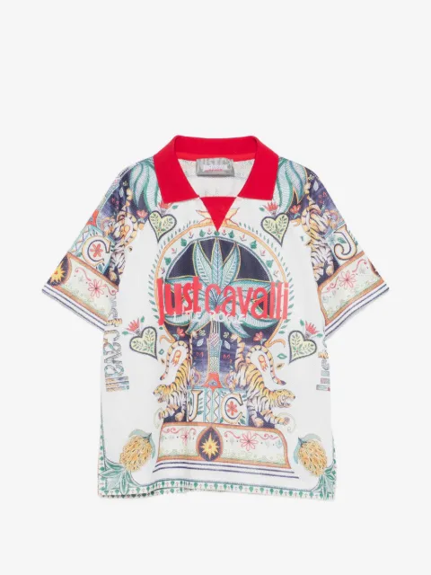 Just Cavalli tiger-print short-sleeve T-shirt