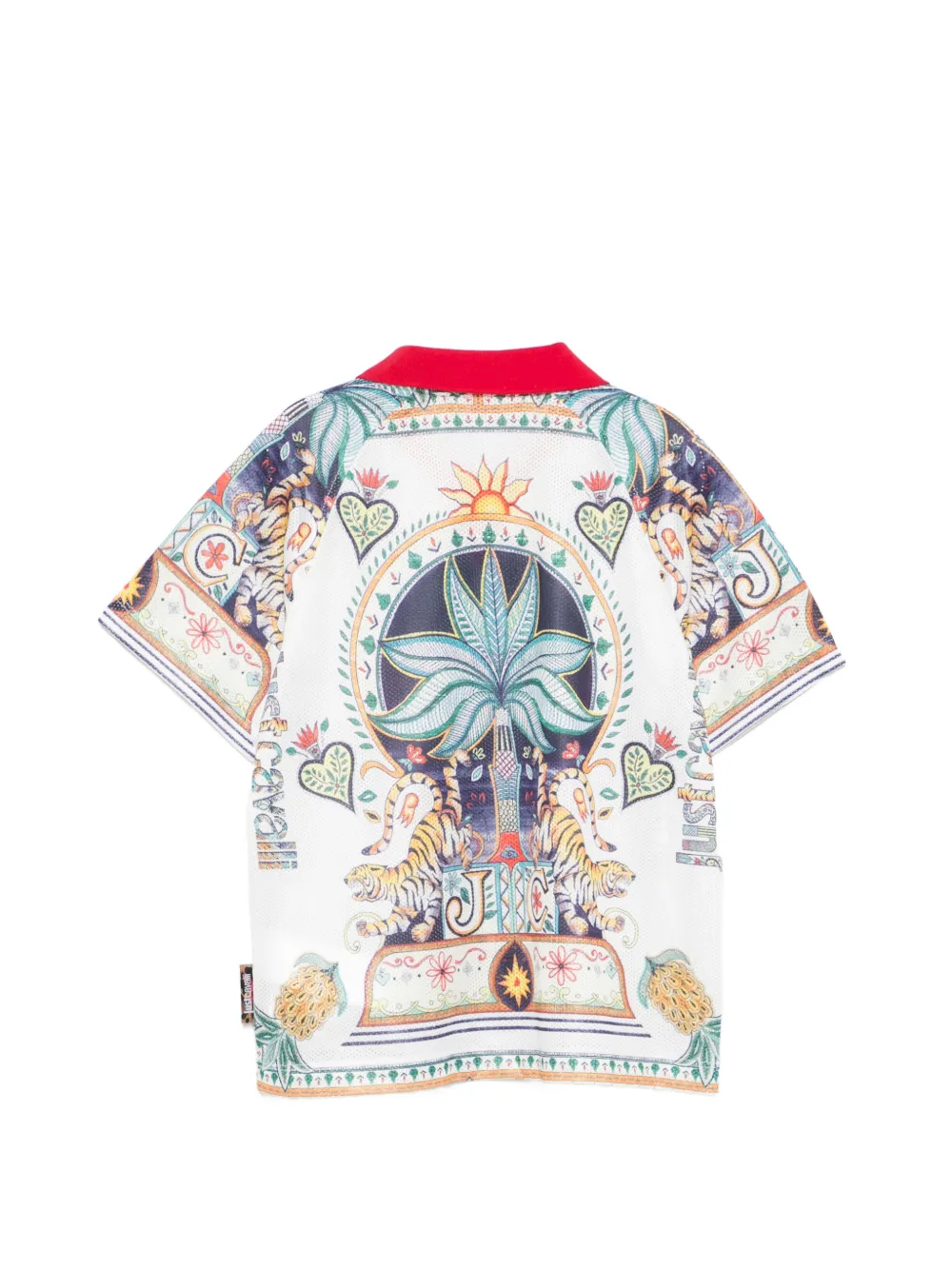  Just Cavalli Tiger-print Short-sleeve T-shirt - White 