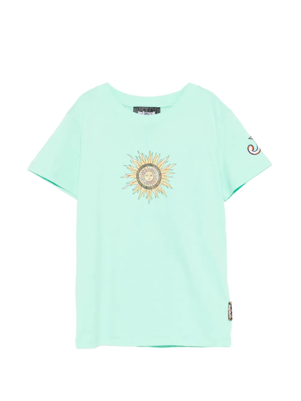Just Cavalli T-shirt con motivo sole - Verde