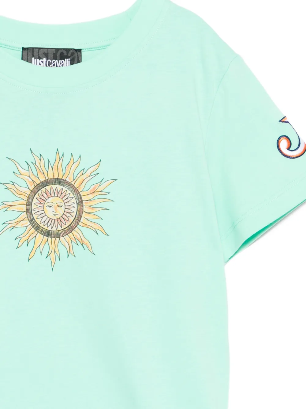  Just Cavalli Sun-motif T-shirt - Green 