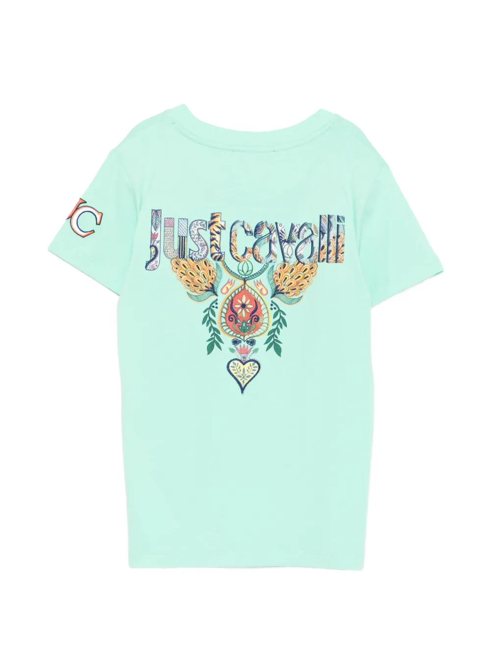  Just Cavalli Sun-motif T-shirt - Green 