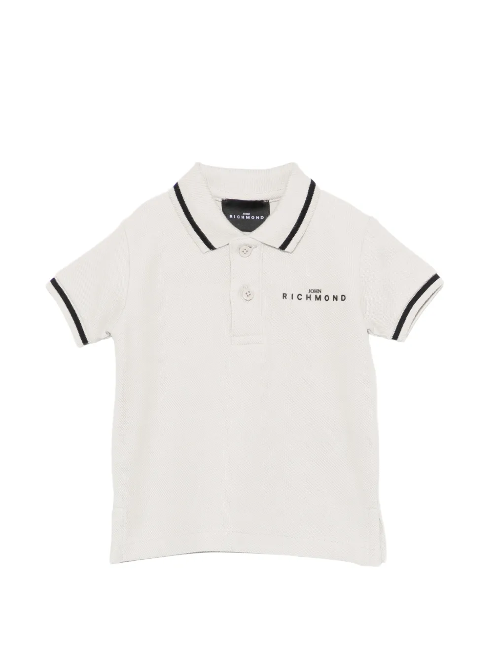 John Richmond Junior trim polo shirt - Toni neutri