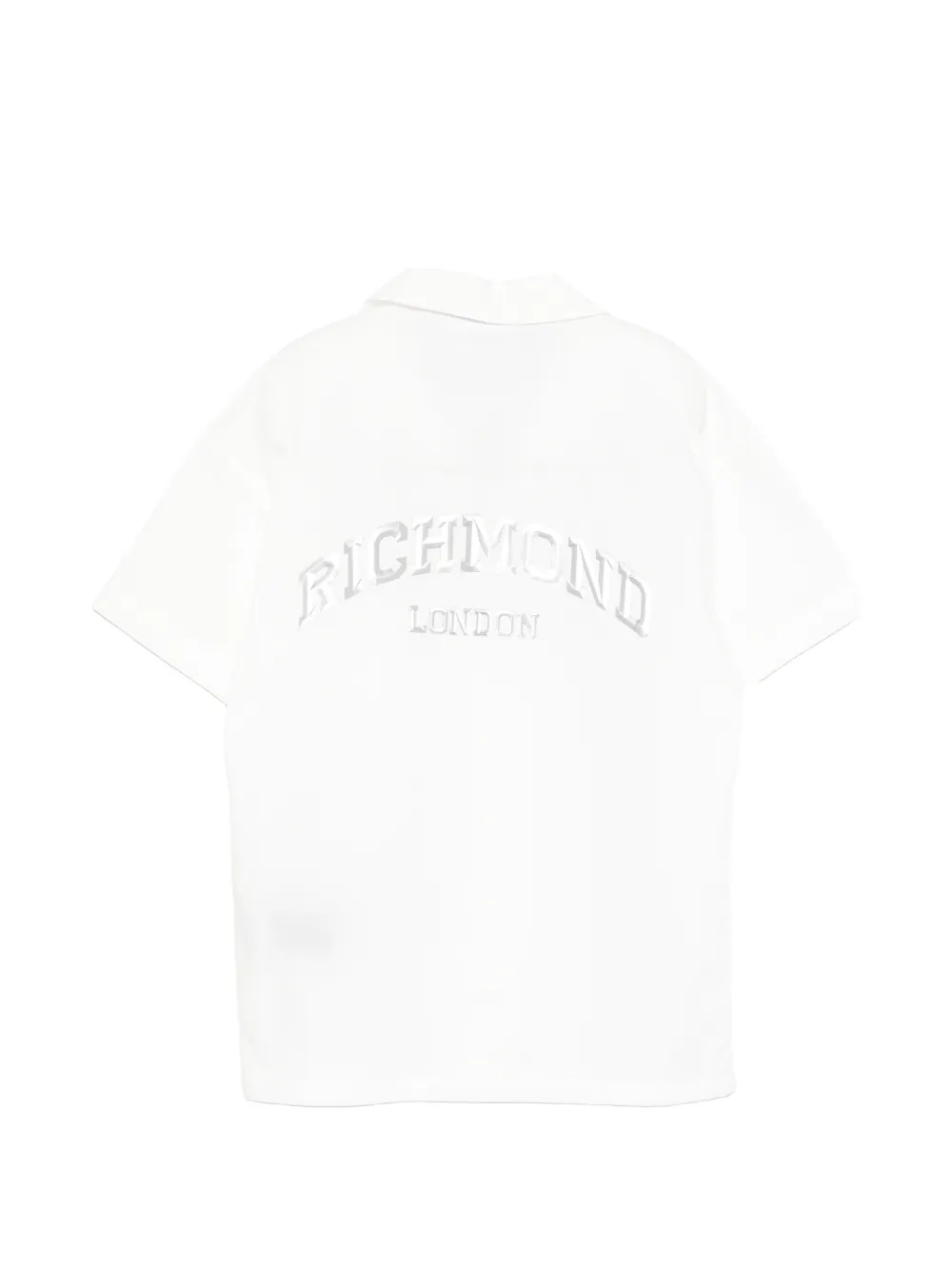 John Richmond Junior T-shirt met borstzak Wit