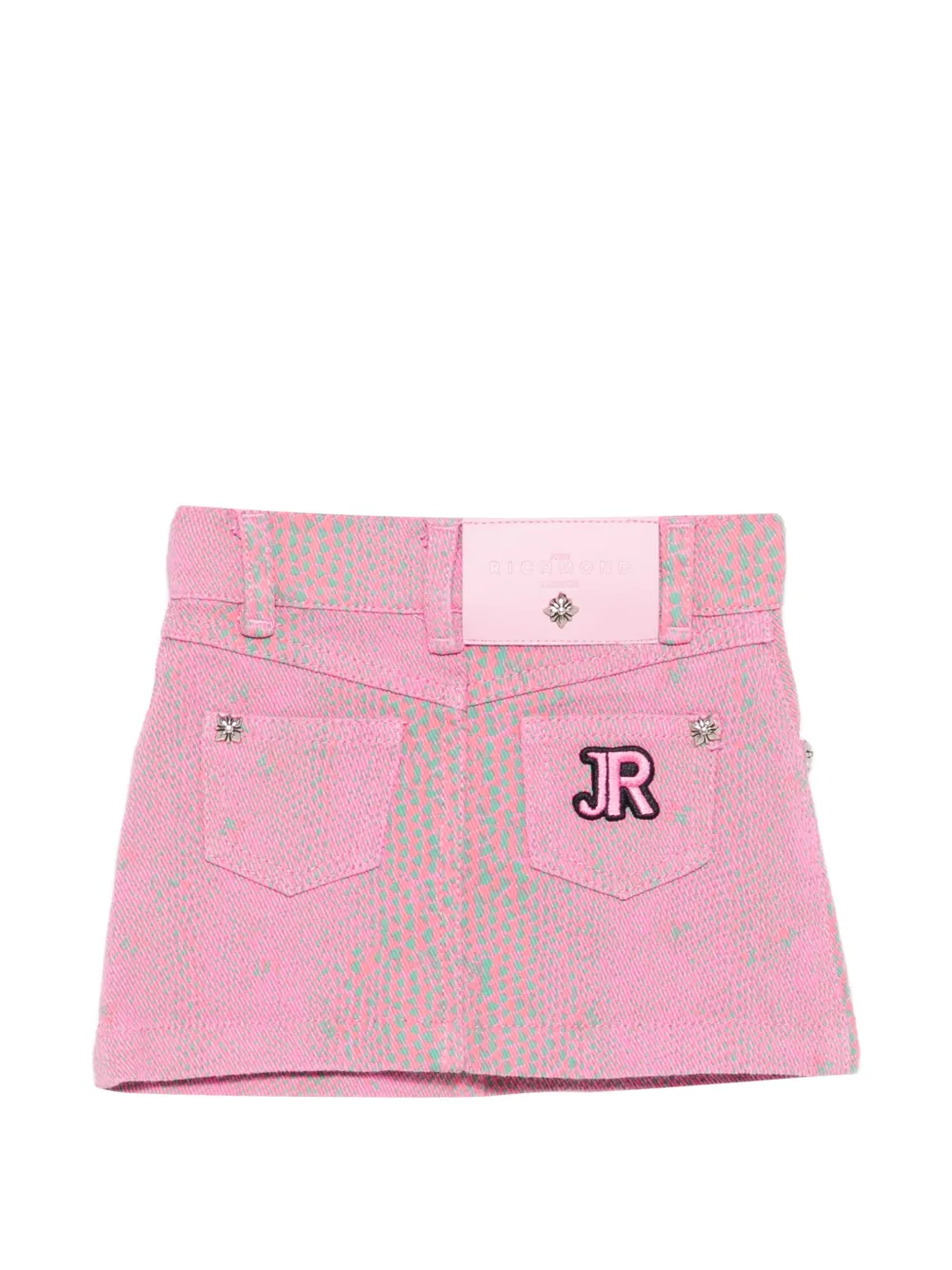 Button-Fastening Pocket Skirt
