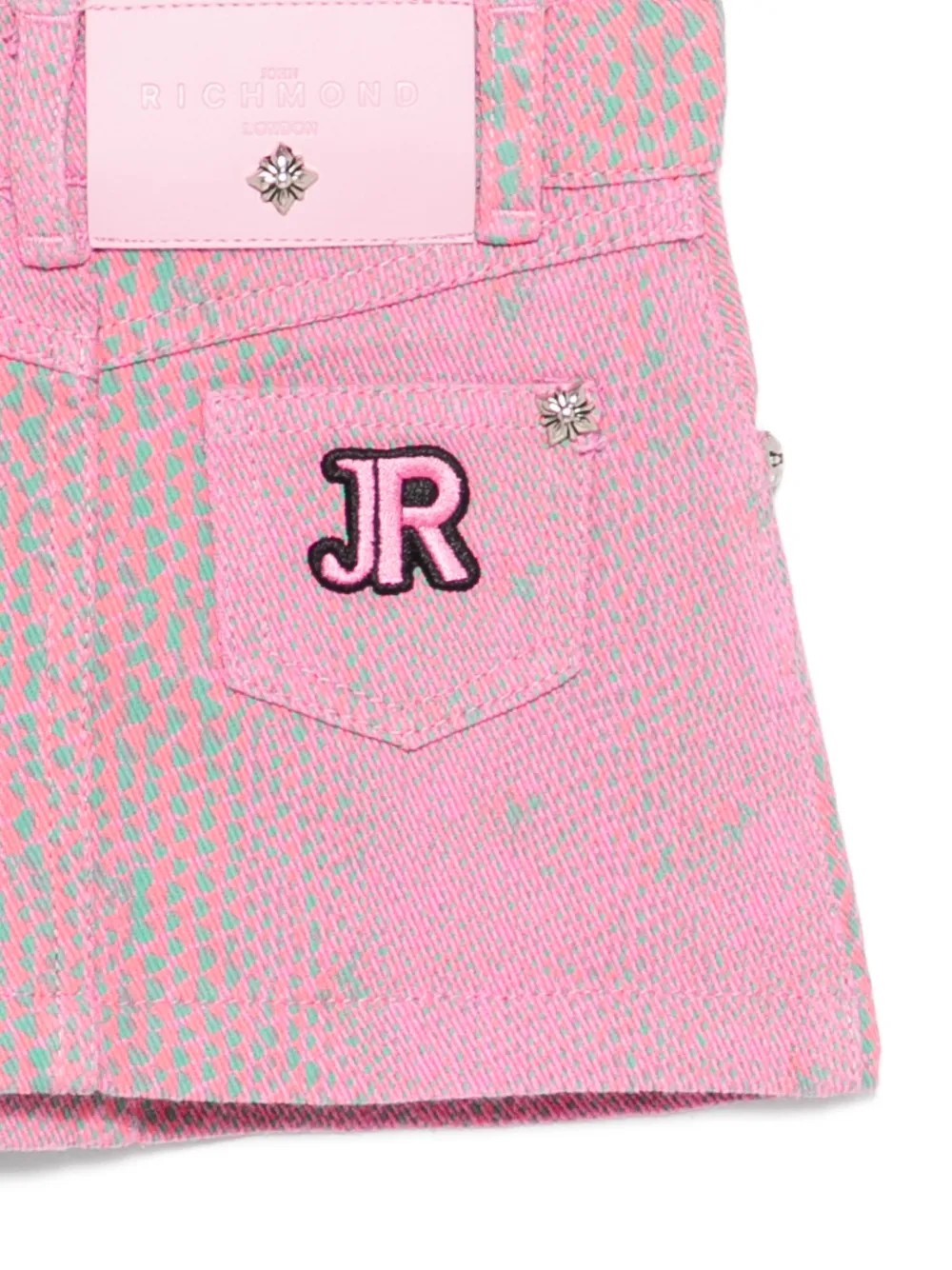 Button-Fastening Pocket Skirt