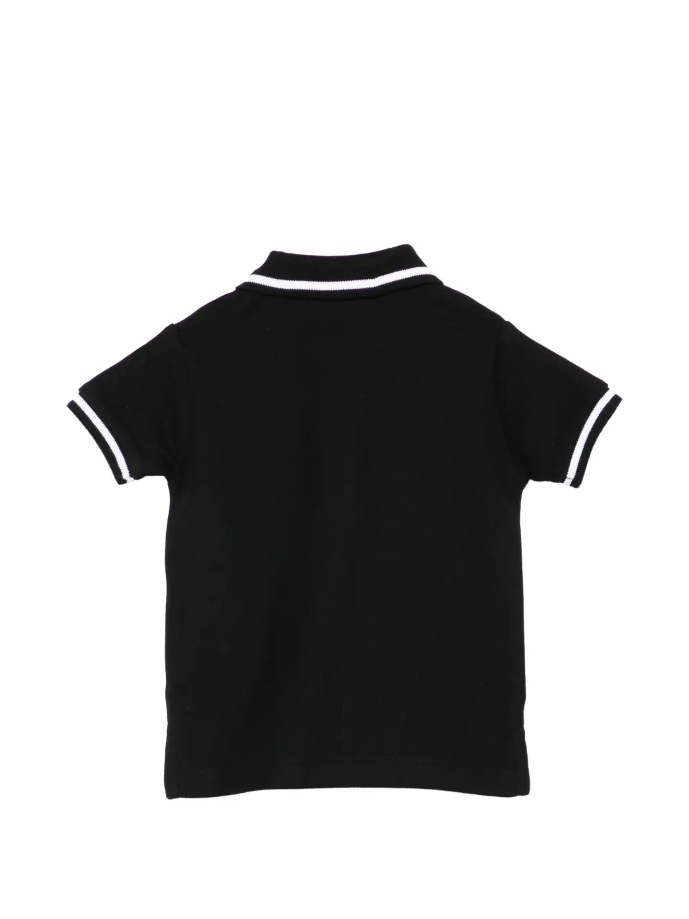 John Richmond Junior Poloshirt met logoprint Zwart