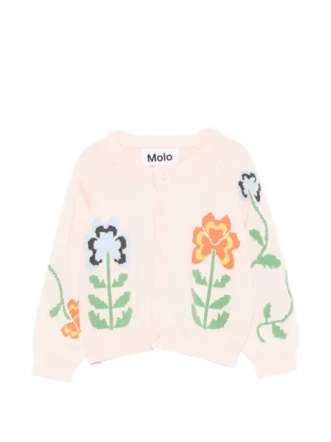 Molo floral-embroidered cardigan