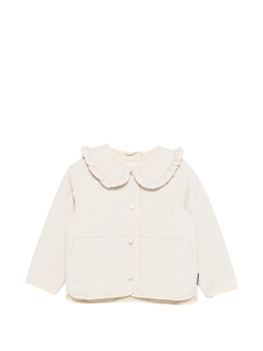 Molo Hailley ruffled quilted jacket - Toni neutri