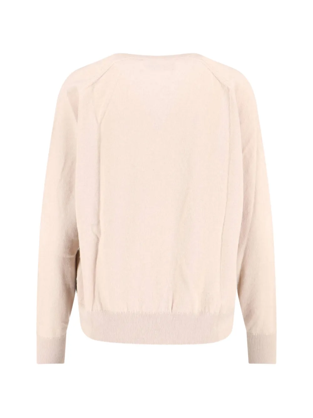  Ballantyne Argyle V-neck Sweater - Neutrals 