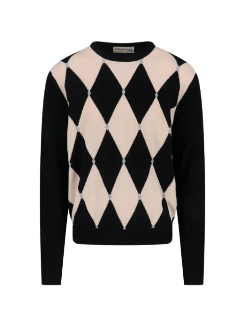 Ballantyne suéter tejido con motivo de rombos