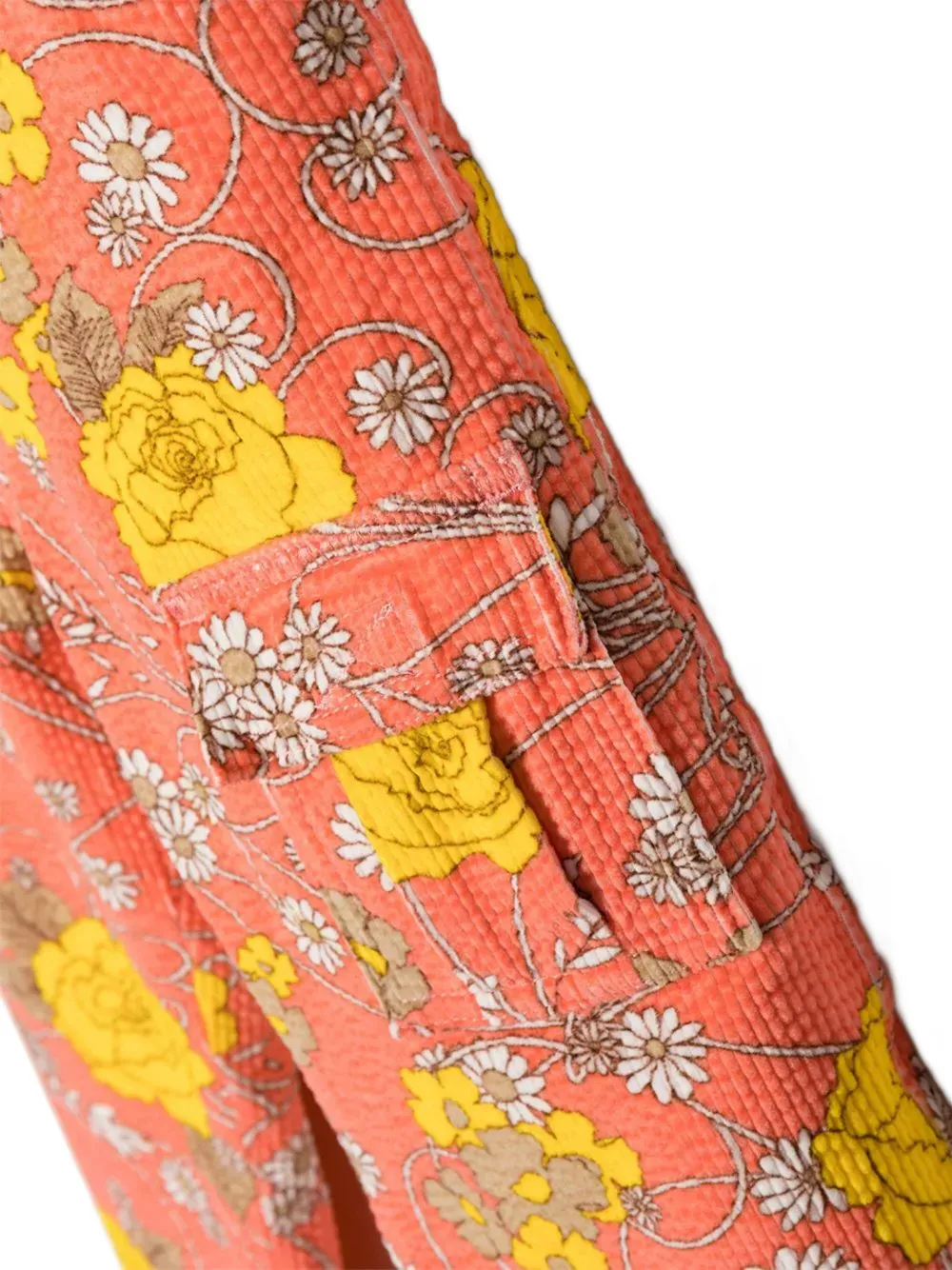  Erl Kids Floral-pattern Trousers - Pink 