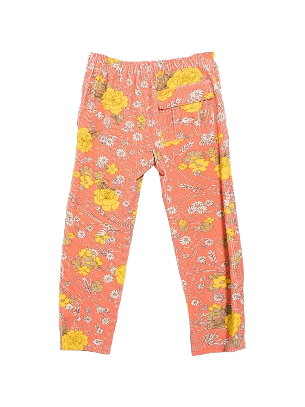  Erl Kids Floral-pattern Trousers - Pink 